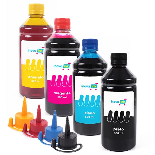 Kit Colorido de Tinta Compatível para impressora G3160 G6010 G7010 G1100 G2100 G3100 G3102 G1800 G28