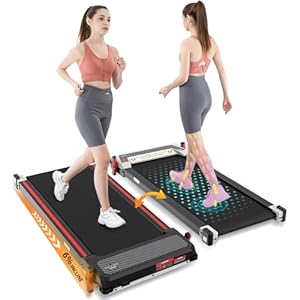 GEARSTONE Loopbanden 180 ° draaiband tweezijdige loopbaan met een helling tot 0-6%, 2-in-1 compacte loopbaan met voetmassage, geluidsarme motor, 1-6 km/h