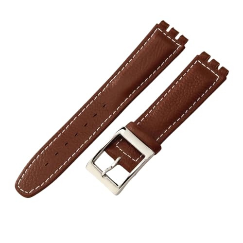 Sangle de rechange en cuir véritable de qualité supérieure pour Swatch Irony