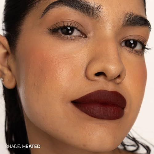 Image of Fae Beauty Lip Whip 12H Matte Liquid Lipstick | Long Wear | Non Drying | Soft Mousse Smudgeproof Formula | Vegan | Enriched with Vitamin E and Cherry Coffee - Heated