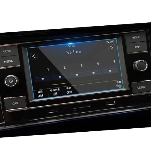 Film de navigation GPS pour Polo et T-Cross 2019 protection écran LCD en verre trempé anti-rayures