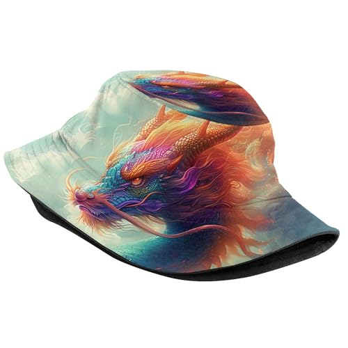 Image of Bucket Hat for Women Men, Fashion Print Outdoor Beach Hat Packable Sun Cap for Travel Hiking