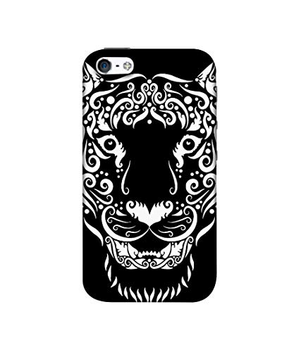 Image of Amazon Brand - Solimo Designer White Tiger 3D Printed Hard Back Case Mobile Cover for Apple iPhone 5 / 5S