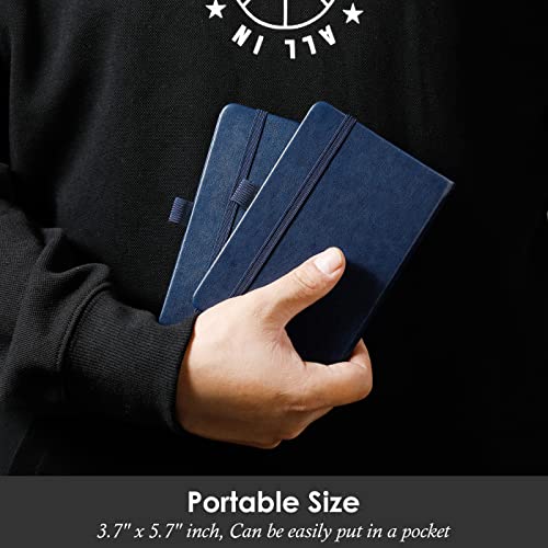 Image of NIRMIRO Pocket Notebook Journals, 3 Pack Mini Small Notebooks for Work
