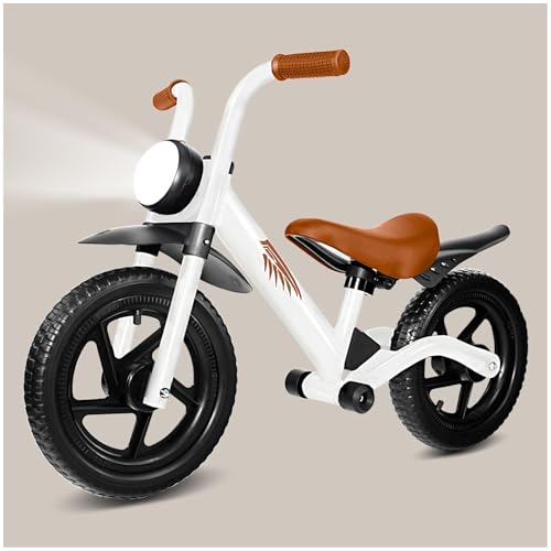 KRIDDO Kids Balance Bike for 2-5 Years, with Front Light, Upgraded Stable Tires, Upgraded Bearing for Smooth and Stable Riding, Front and Rear...