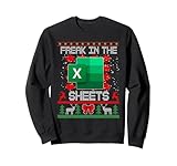 Freak In The Sheets Excel Spreadsheet Ugly Christmas Sweater Sweatshirt