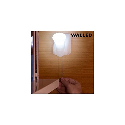 Omnidomo Walled LB15 Luz LED Portátil con Cordón, Blanco, 5.5 x 6.5 x 7.5 cm, 3 Unidades Cover