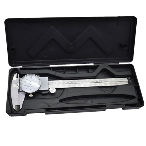Dial Caliper Measuring Tool with Plastic Case