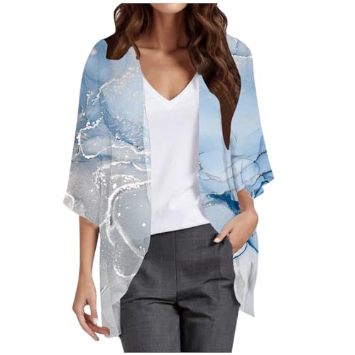 Kimono Femme Gilet Robe Voile De Coton Vêtements Plage Été Cache-Maillots Et Sarongs Cardigan Ete Longue Sortie Veste Vetement Long Chemise Tunique Paréo