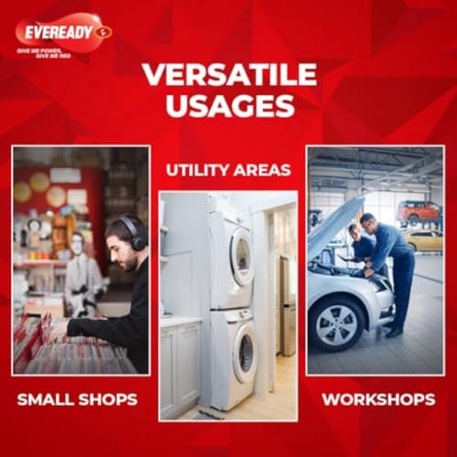 Eveready 40W LED Hammer Bulb with B22 Base, High CRI, 4KV Surge Protection, Energy Efficient & Long Life – Cool Daylight (6500K) for Home & Commercial Use - Image 6