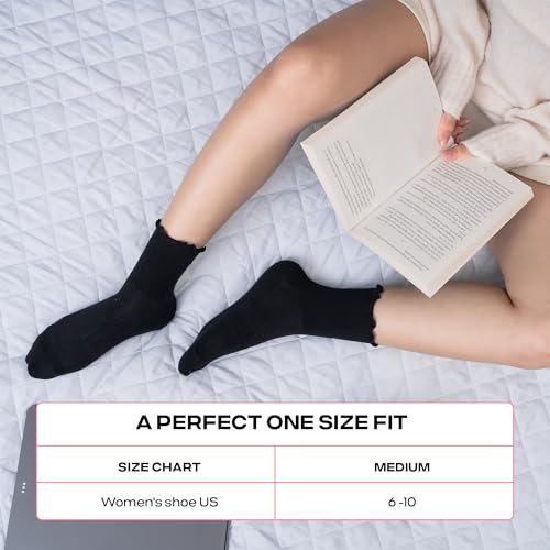 Image of CoolMate Pilates Socks with Grips for Women, Non Slip Yoga Socks