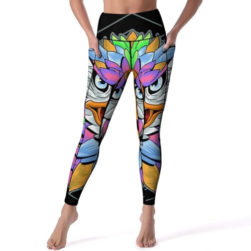 Legging femmes pantalon de sport yoga anti-glisse taille haute pour fitness et gym