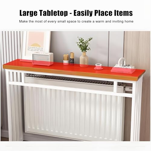 Mesa de sofá larga y estrecha para decorar salones modernos 6