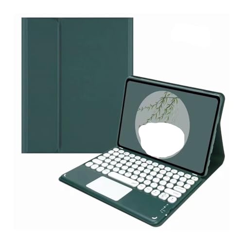 Clavier QWERTY tactile et étui pour Lenovo Xiaoxin Pad Pro 11.5 J716F J706F vert
