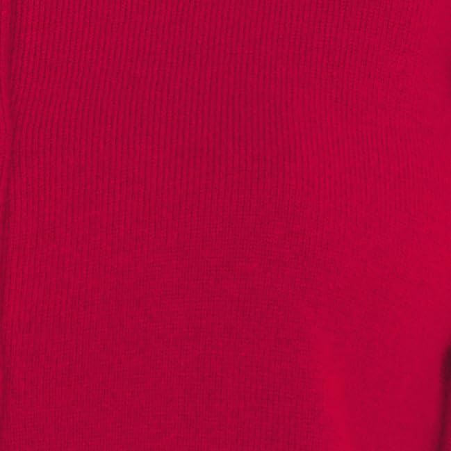 JENNIE LIU Women's 100% Cashmere Button Front Long Sleeve Crewneck Cardigan Sweater - Image 4