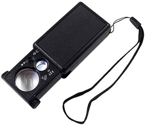 Loupe à main LED CRODY longue portée pour examen de précision optique