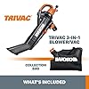 WORX WG505 Trivac 12 Amp 3-in-1 Electric Leaf Blower/Leaf Vacuum/Mulcher, Metal Impeller for Fine Mulching #5
