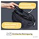 PiuPet® Leckerlitasche für Hunde I Stylische & wasserdichte Gassitasche Hunde mit 3 Reißverschlussfächern I 2-in-1 Bauchtasche Hundetraining & Umhängetasche I Mit herausnehmbare Innentasche (Schwarz)
