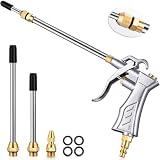 JASTIND Industrial Air Blow Gun with Brass Adjustable...