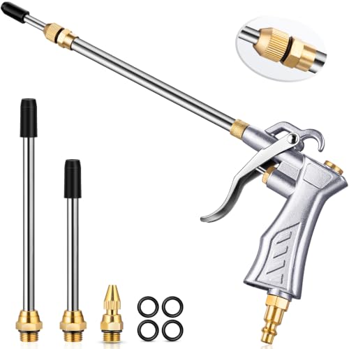 JASTIND Industrial Air Blow Gun, 8-14 Inch & 2 Steel Air Flow...