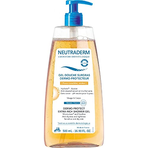 Gel Douche Surgras Dermo Protecteur Peaux Seches Et Sensibles 500ml Neutraderm Cover