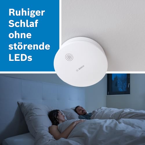 Bosch Smart Home Rauchwarnmelder II, Smarter Rauchmelder mit Sirene & App-Alarm, vernetzter Brandschutz im ganzen Zuhause… – Ansicht 6