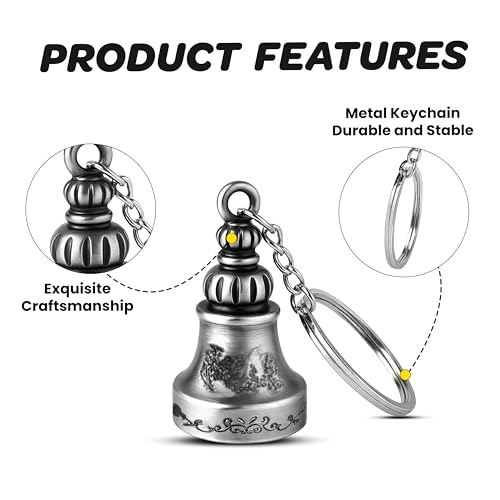 Image of Storite Decorative Keychain for Men & Women, Stylish Metal Key Ring Accessories for Bags, Keys and Gifts