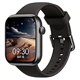 Smart Watch for Men Women Answer/Make Call, 1.85' Smartwatch, Fitness Watch with Heart Rate Blood Pressure Sleep Monitor, 140+Sports, IP68 Waterproof Step Counter Compatible with Android IOS Midnight