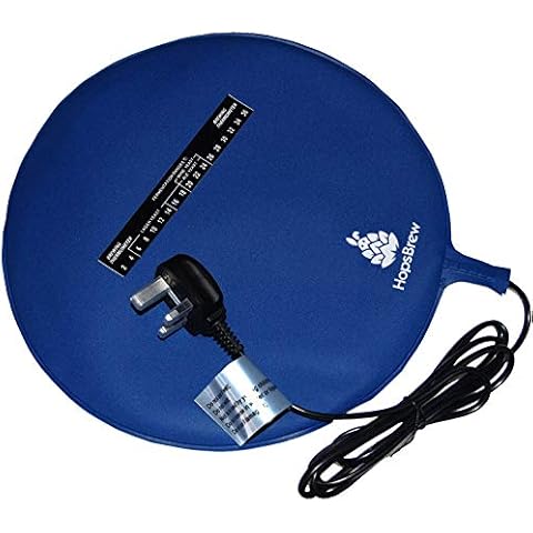 Home Brew Heat Heating Belt Pad for Beer Wine Spirits fermenter +Thermometer UK (Heat Pad) Cover