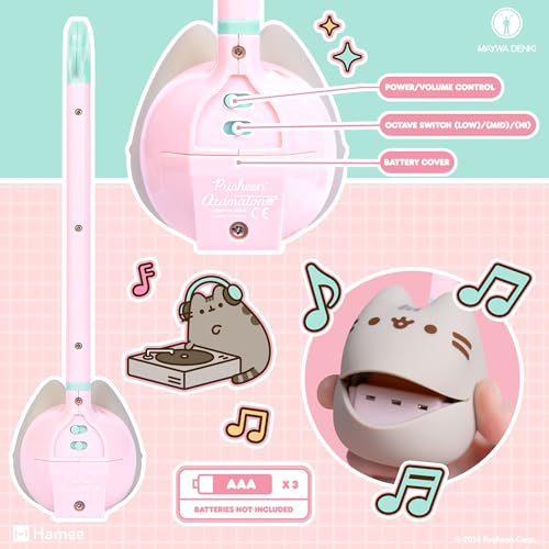 Otamatone Pusheen The Cat Electronic Portable Music Instrument / Synthesizer Toy from Japan by Maywa Denki [Limited Edition [English Instructions] - Thumbnail 4