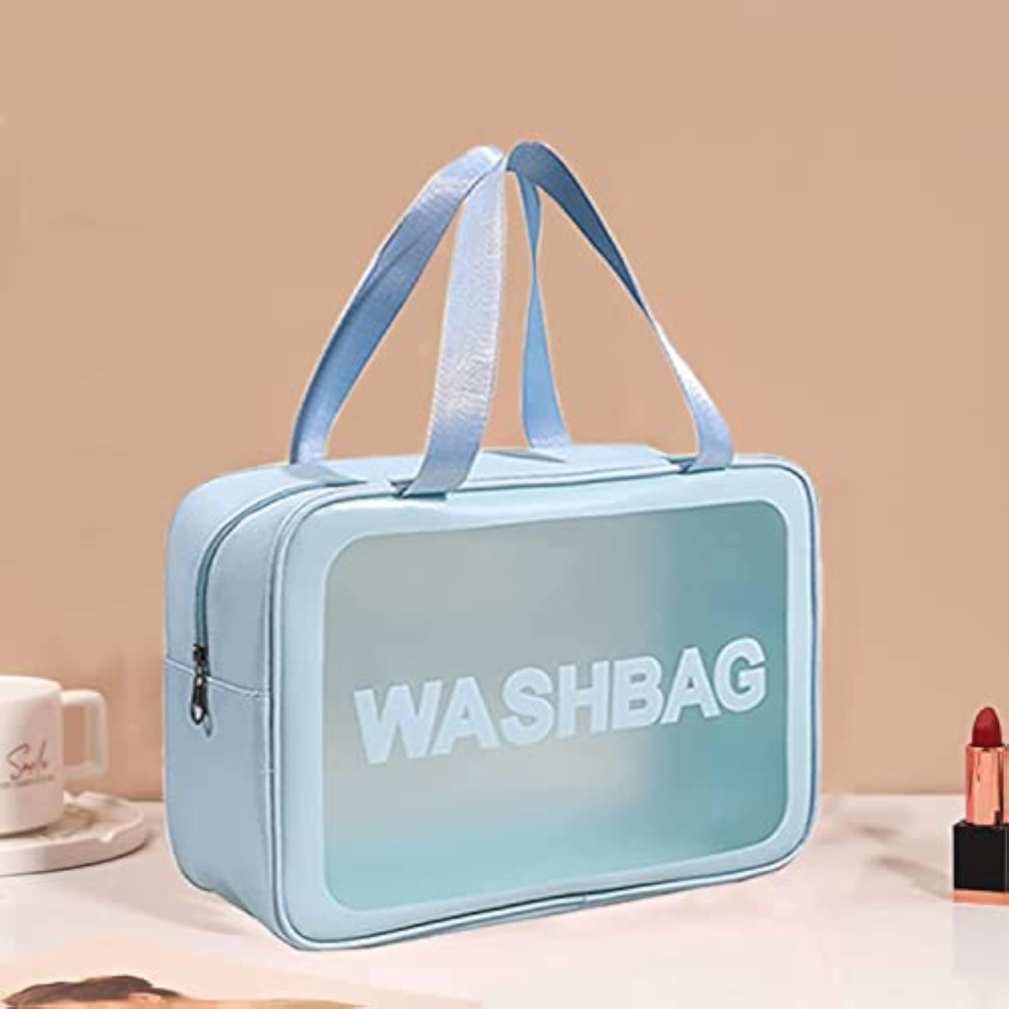 Transparent Makeup Organizer Pouch Set, Travel Toiletry Bags