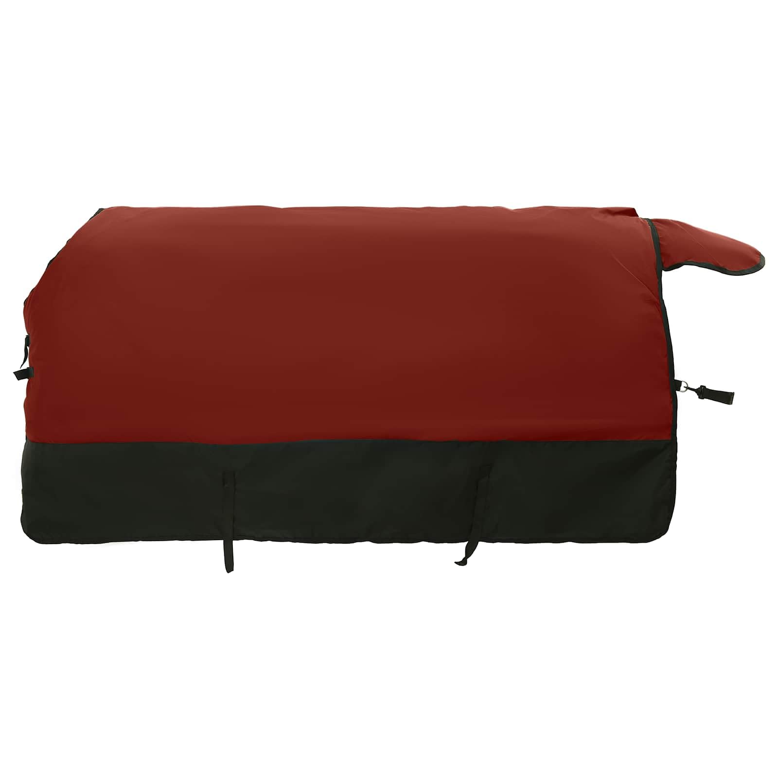 Moderne Pferdedecke aus wasserdichtem Polyester, 145 cm, mit Schnallenverschluss und abnehmbarem Bezug, inklusive Schwanzklappe für Wärme und Windschutz, maschinenwaschbar.