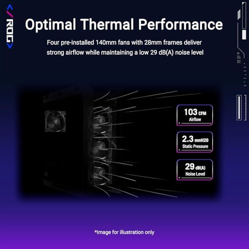 ROG Strix Helios II GX601S BLACK, Case Gaming EATX in Alluminio, Vetro Temperato ai Lati, Design a Griglia di Diamanti e Filtro 3D, 4 Ventole ARGB Preinstallate, Cinghie per il Trasporto, Nero - Case PC - Immagine 2