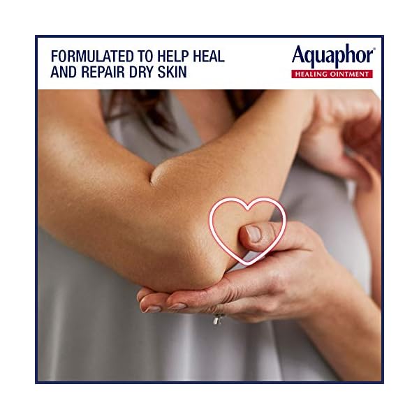 Aquaphor-Healing-Ointment-Moisturizing-Skin-Protectant-for-Dry-Cracked-Hands-Heels-and-Elbows-Use-After-Hand-Washing-Oz-Jar-bA-Fragrance-Free-14-Ounce Aquaphor Healing Ointment, Advanced Therapy Skin Protectant, Dry Skin Body Moisturizer, Multi-Purpose Healing Ointment, For Dry, Cracked Skin & Minor Cuts & Burns, 14 Oz Jar