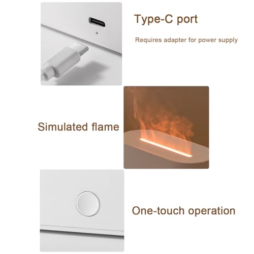 Difusor aromático eléctrico ThreeH Flame 130ml Ultrasonico miniatura 5