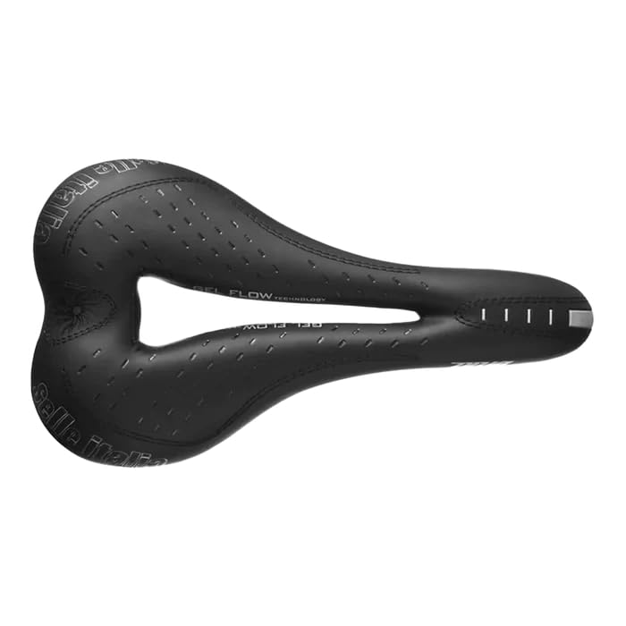 Selle Italia DIVA Gel Flow Racing - Women's Bicycle Saddle, City Bike, Mountain Bike, Manganese Frame, Comfortable Gel Padding, Black - Image 4