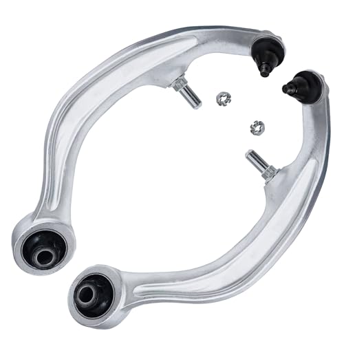 Detroit Axle - RWD Front Control Arms for 03-07 Infiniti G35, 03-09 Nissan 350Z, 2 Lower Rearward Control Arms w/Ball Joint Assembly 2003 2004 2005 2006 2007 Replacement - 2pc Set