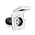 X-Haibei RV 50 amp Power Inlet Plug 125V 250V AC Female Twist Locking Connector White wIith Rain Proof Boot Kit(50 AMP, White)