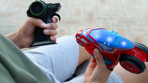 EXOST - Ferngesteuertes Motorrad MOTODRIFT X - LED - 2,4 GHz - Rot - 23 cm