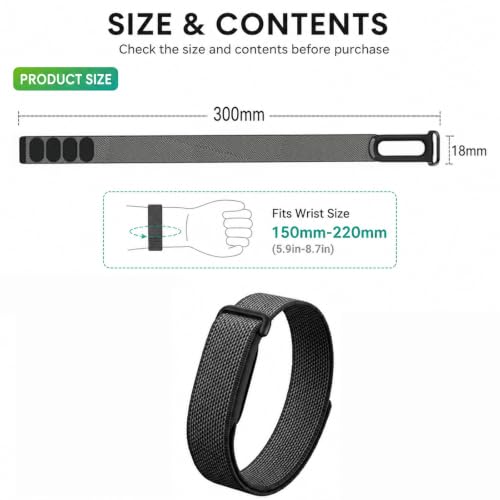 Image of Stretch Nylon Sport Strap Compatible with Google Fitbit Air