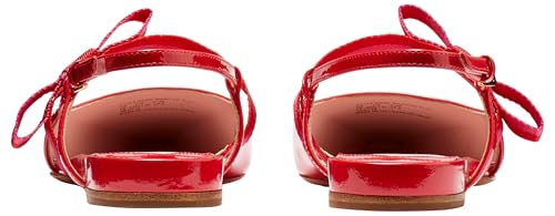 kate spade new york Women's Maritza Flat Ballet, Engine Red Multi, 7.54