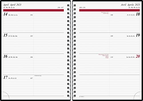 rido/idé rido/idé Weekly Calendar "Jungle" Model Timing 1 2023 A5, Colourful - Image 2