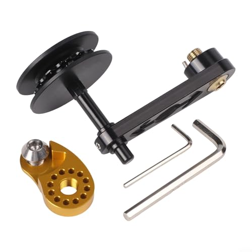 Tensor de cadena para bicicletas de una sola velocidad, polea 11T y aleación de aluminio proporcionan un rendimiento fiable (negro)