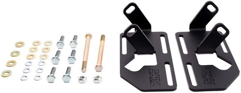 Dirty Dingo 73-87(91) Chevy Gen 5 LT C10 C20 C30 2WD Chevy Adjustable Swap Mounts Plain Steel DD-4500C