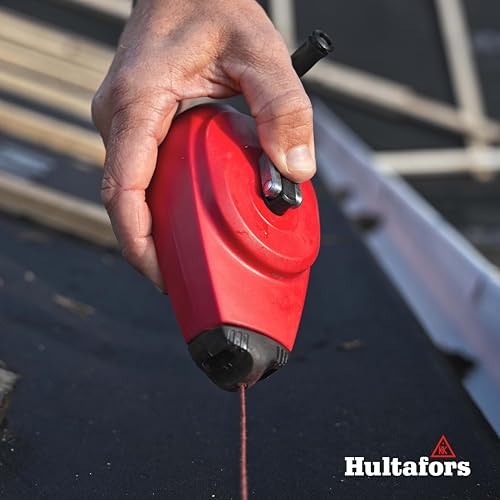 Hultafors Doppelschlagschnurgerät CLP Duo I I Made in France I Premium Schlagschnur mit 30m Länge & robustem ABS Gehäuse I Ideal für Dachdecker, Handwerker uvm. I 653013