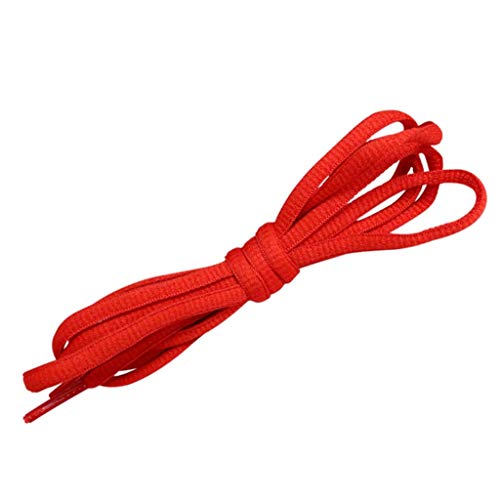 Xtep Ellipse - Delicate scarpe casual, unisex, sportive, lunghezza opzionale di 120 cm, adattatore per cintura (colore: rosso)