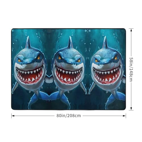 Tapis requin lavable pour éviter les glissades dans le salon - 3