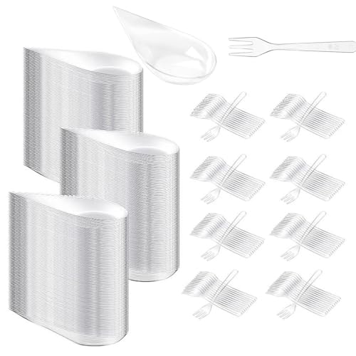 Zaphara 100Stück Fingerfood Schalen, Kunststoff Dessert Becher,...