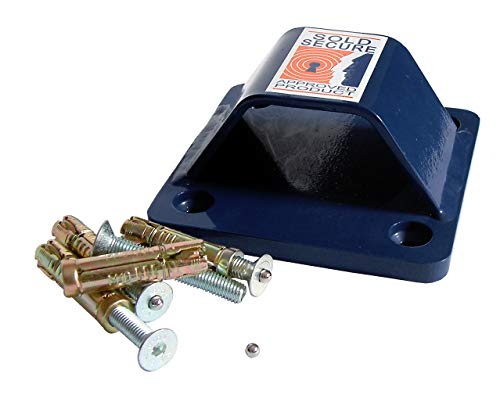 SQUIRE Bodenanker Bpga - Cierre de Cadena para Bicicletas, Color Azul, Talla N/A