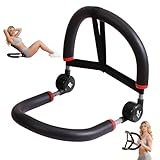 Ab Machine, Core & Sit Up Exercise Equipment for Office Home Gym, Ab Workout Equipment for Stomach Workout, 3 Resistance Levels, Automatic Rebound, 10 in 1 Ab Trainer Machine